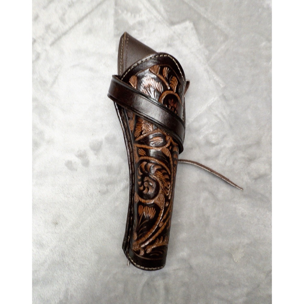 Hand Tooled Leather Western Holster Cowboy Hunting Outdoors